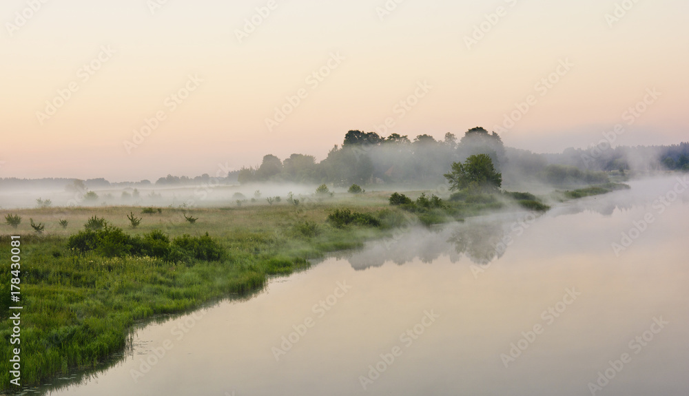Morning on the river
