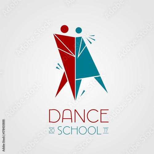 Vector logo for dance studio