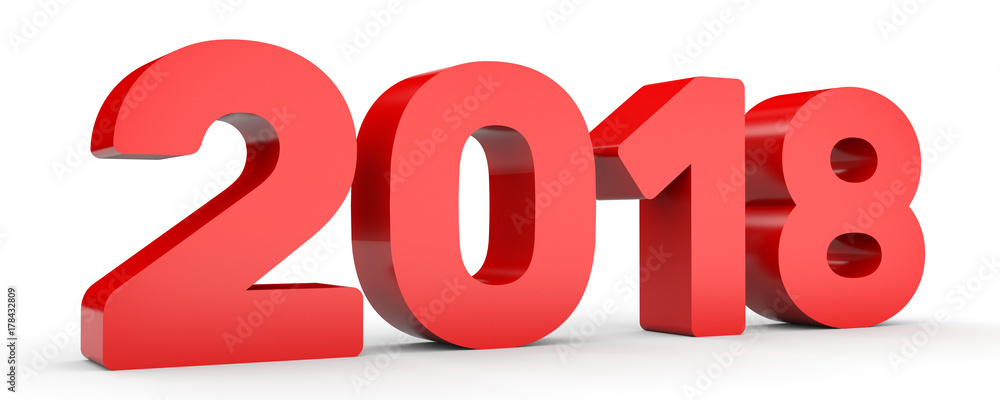 2018 New Year. Text. 2018 New Year. Text.