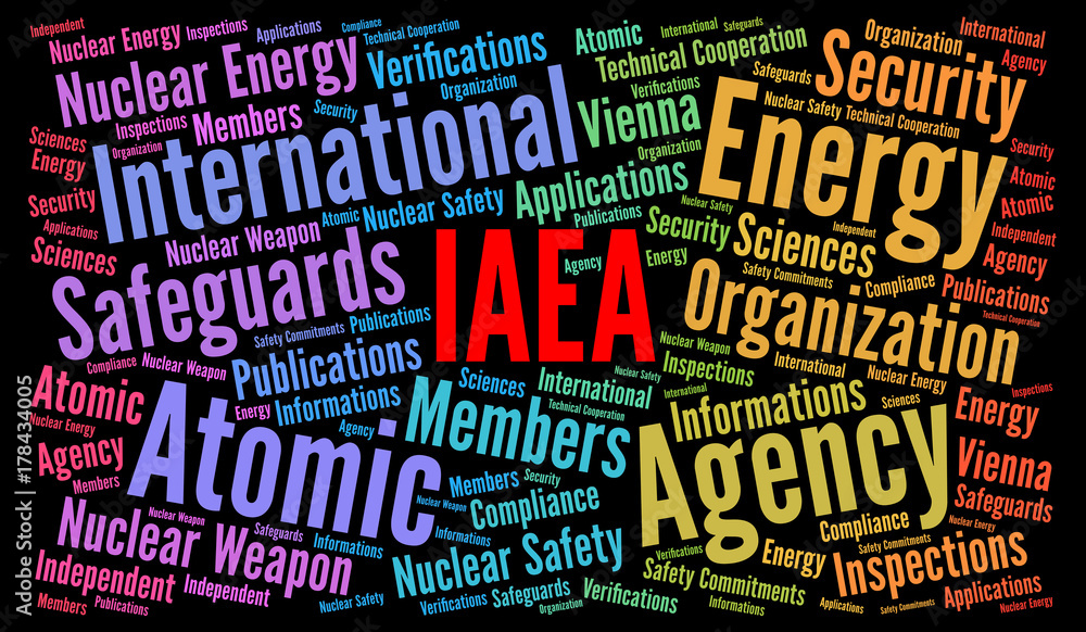 IAEA word cloud concept IAEA word cloud concept