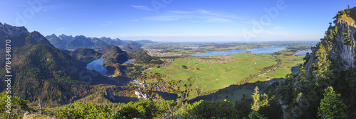 spektakuläres Panorama im Königswinkel photo