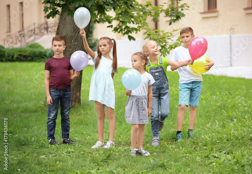 Cute little children playin...