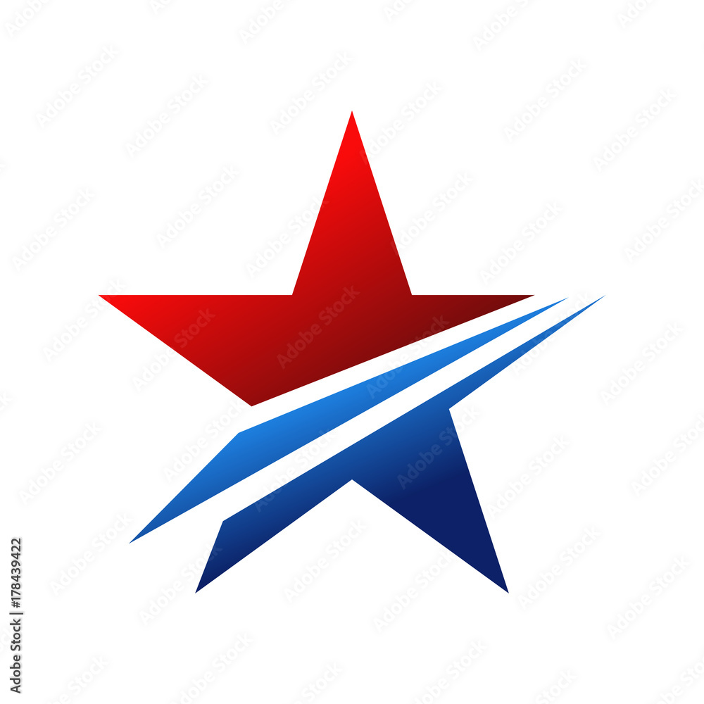 Elegant star logo design template vector Elegant star logo design template vector
