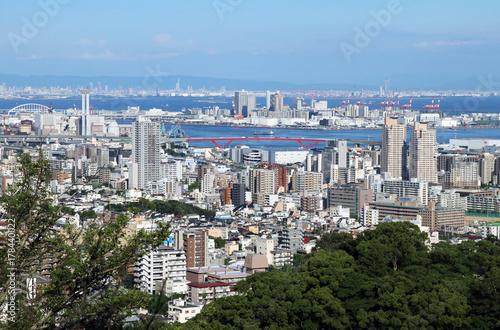 Fototapeta Naklejka Na Ścianę i Meble -  Point of view on Kobe