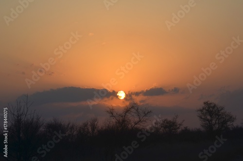 Sonnenunterag Im Kruger Nationapark