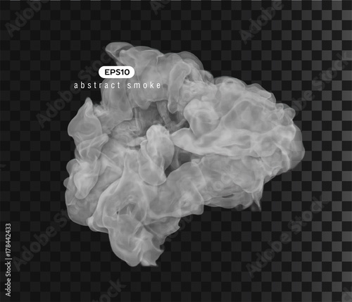 Vector illustration of smoky shape.