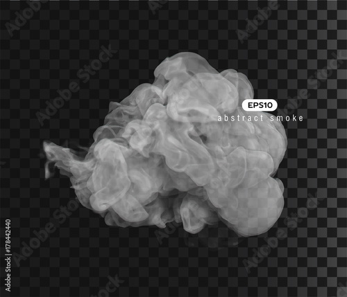 Vector illustration of smoky shape.