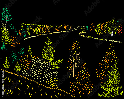 Landscape with the river