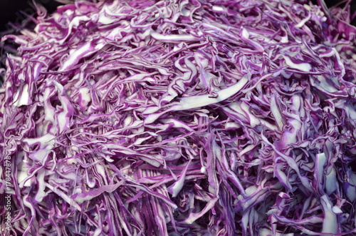 Purple cabbage for salad