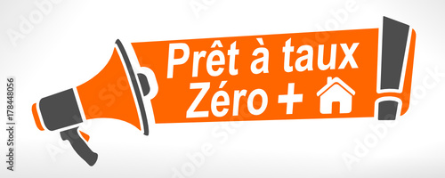 prêt à taux zéro sur mégaphone