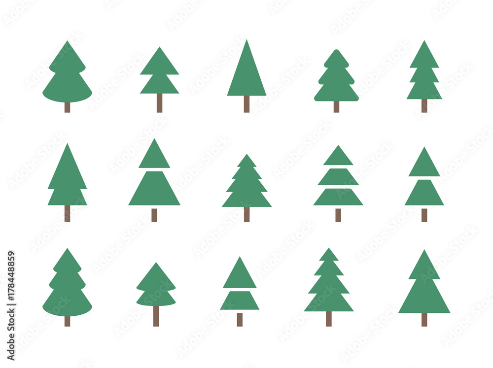 Fototapeta premium Christmas Trees