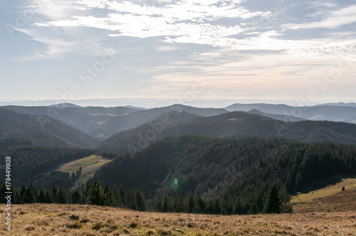 Aussicht vom Herzogenhorn im Schwarzwald