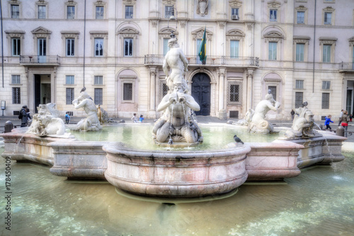 Moor Fountain, Piazza Navona, Rome.