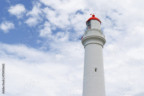 Split Point lighthouse  1891   at Aireys Inlet in Victoria  is 34 metres tall and has 132 stairs