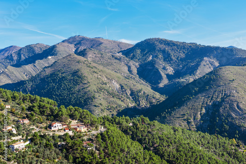 Fototapeta Naklejka Na Ścianę i Meble -  Mountain old village Coaraze, Provence Alpes Cote d'Azur, France.