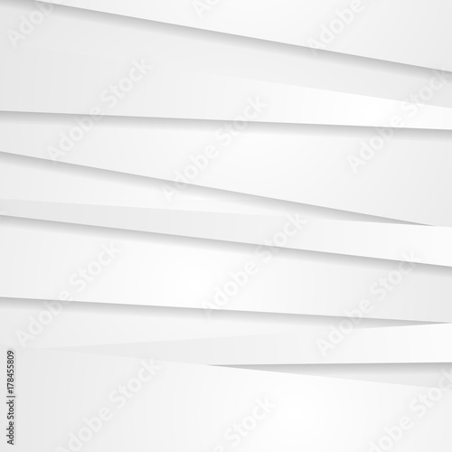 Abstract white grey stripes corporate background