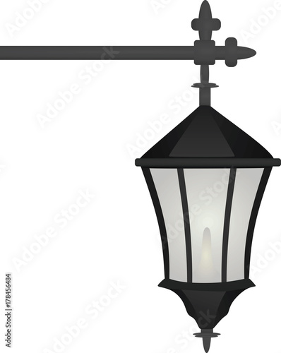 Street lamp. vector illustration