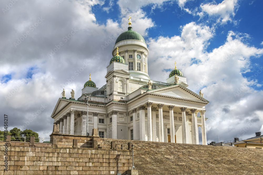 Helsinki Cathedral also known as a St Nicholas Church.