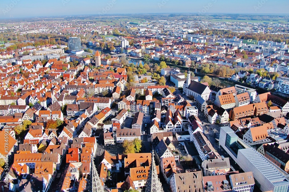 Obraz premium Ulm, Blick vom Münsterturm