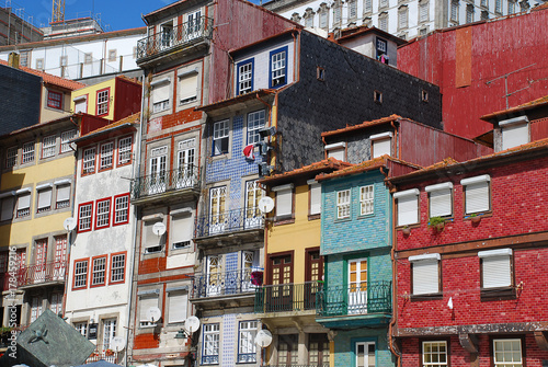 Typical old houses in Porto, Portugal