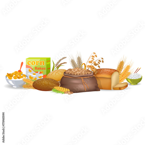 Cooked Cereals, Baked Bread and Organic Spikes