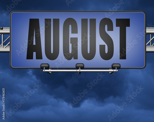 August summer month