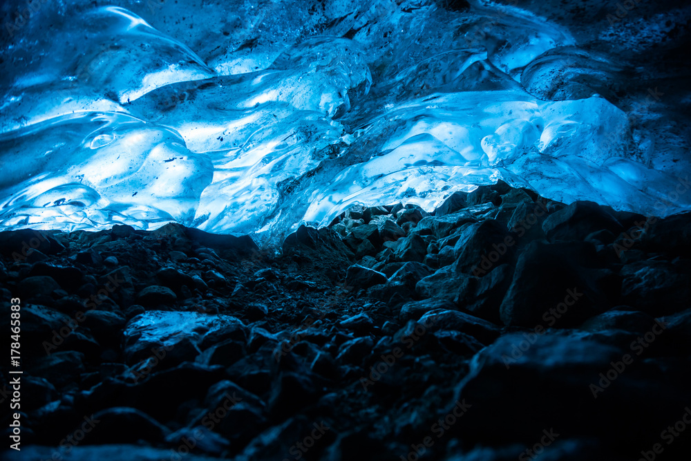 underwater ice caves