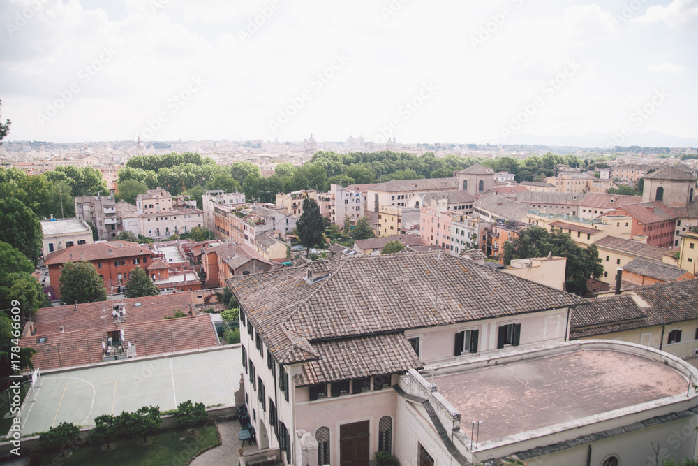 View of Rome outskirts