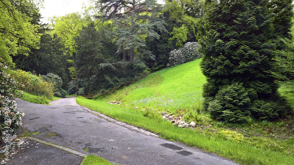 Naklejka premium A beautiful park in Germany