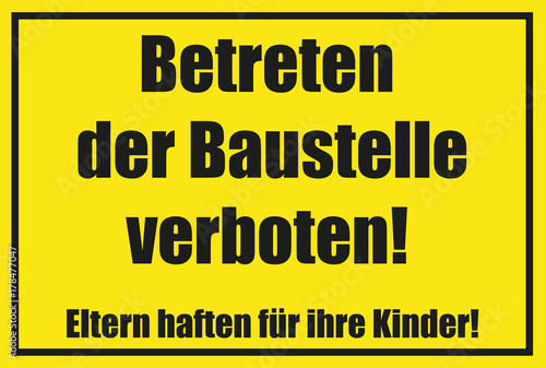 Warnschild 