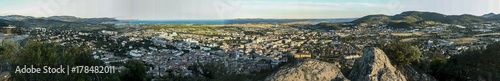 Panoramic view of Hyres, France