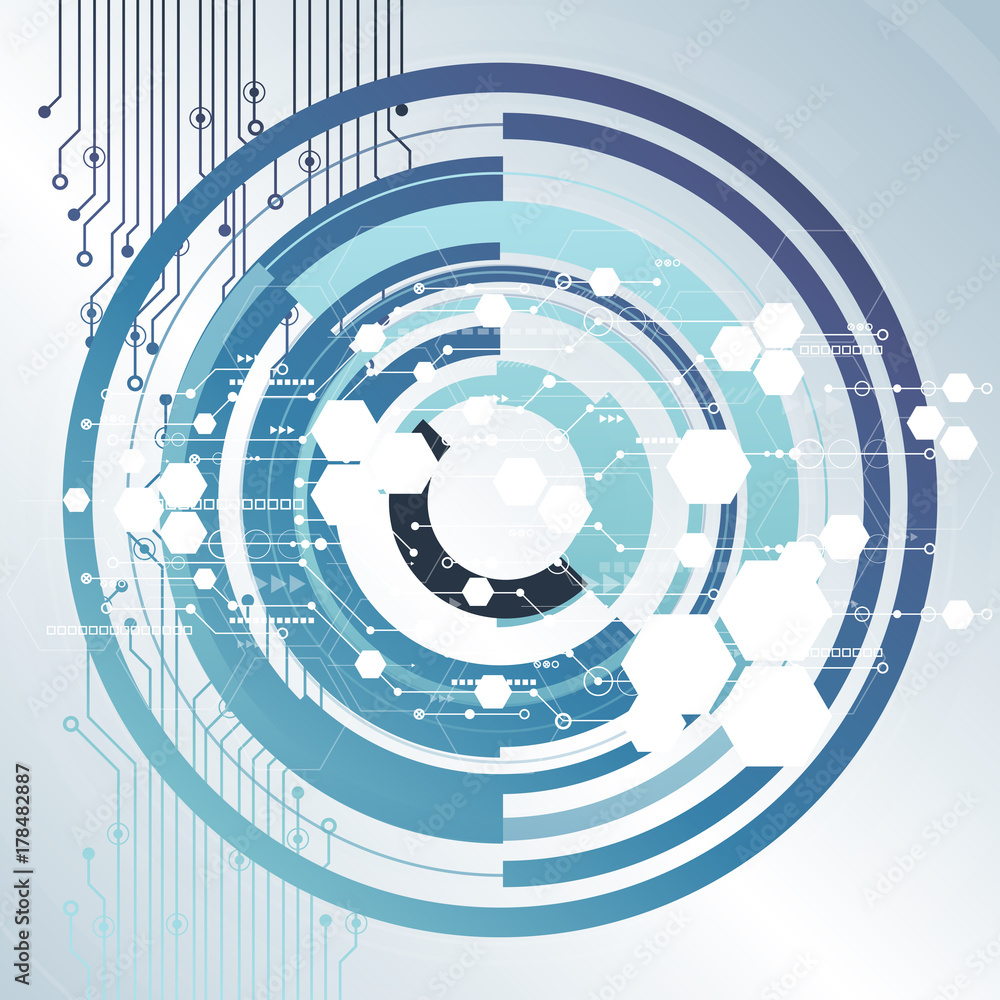 Vector circuit board illustration. Abstract technology Vector circuit board illustration. Abstract technology