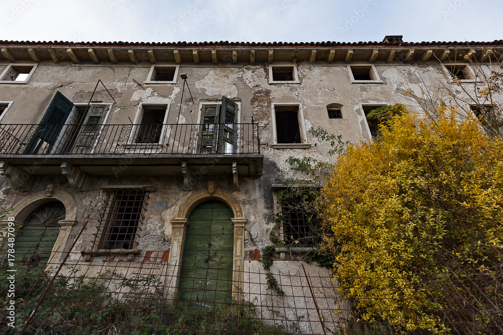  abandoned rustic at Pescantina, verona