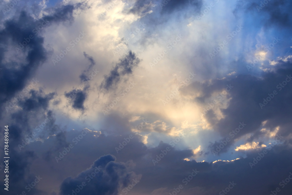 image of sunrise sky with clouds image of sunrise sky with clouds