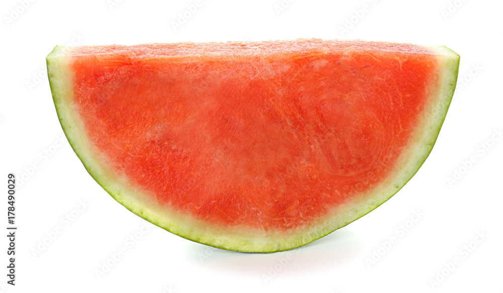 Sliced ripe watermelon on white background Sliced ripe watermelon on white background