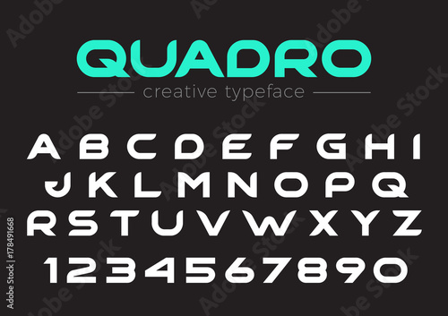 Design vector linear Font Title Header Lettering Logo Monogram