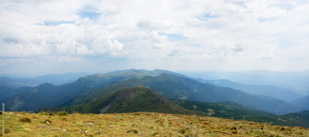 Fototapeta premium Mountains of the Montenegrin mountain range