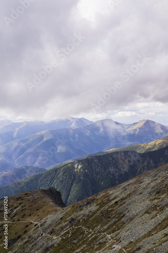 Fototapeta Naklejka Na Ścianę i Meble -  view of high Tatra