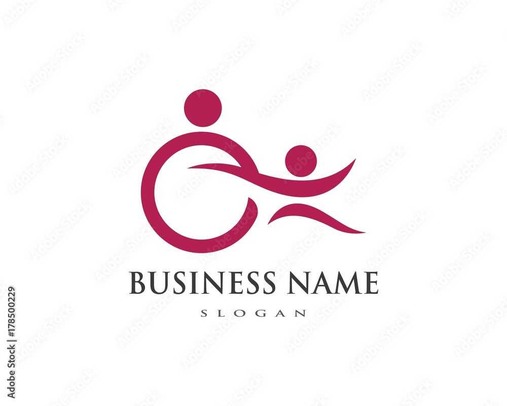 community care Logo template community care Logo template