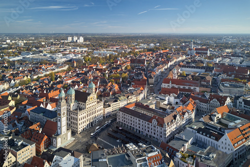 Blick auf die Augsburger Altstadt