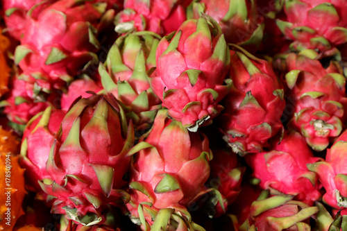 Drachenfrucht Nahaufnahme auf dem Markt