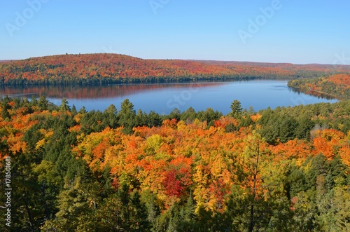 Photography Fall when hiking  in Algonquin Provincial Park