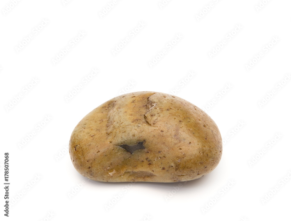 Fototapeta premium Stone on a White Background