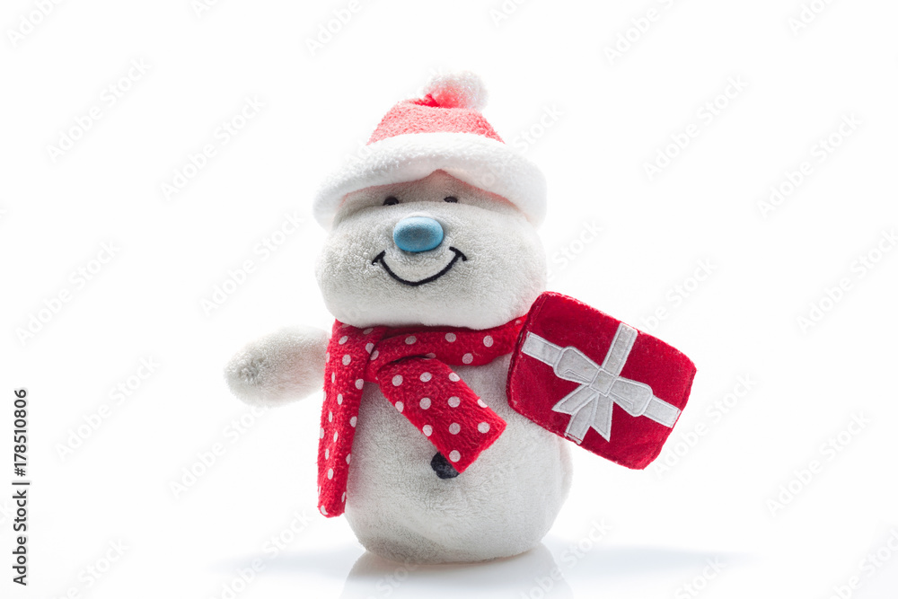 snowman isolated on white background. snowman isolated on white background.