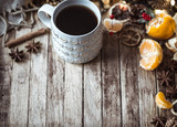 Christmas cozy Cup of tea
