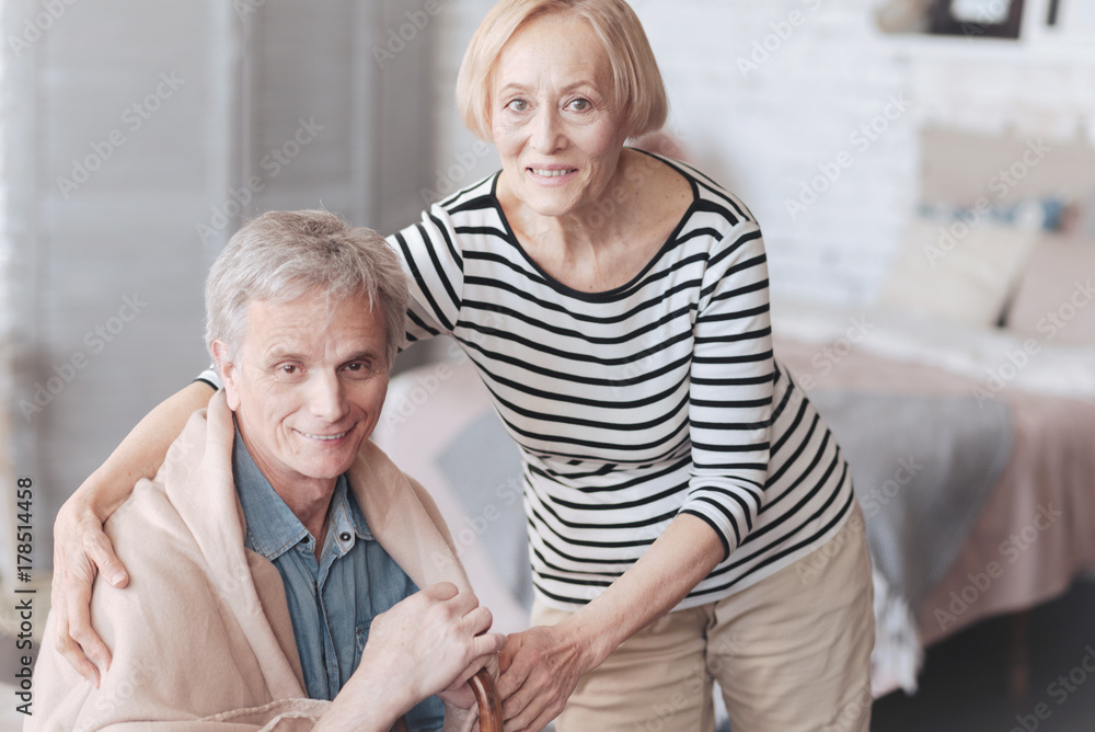 © zinkevych - Tender senior wife taking care of her loving husband © zinkevych - Tender senior wife taking care of her loving husband