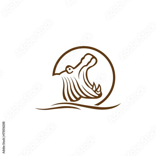 Hippopotamus logo