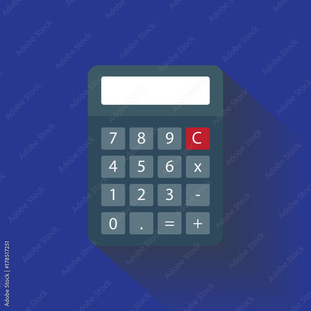 calculator vector with flat style calculator vector with flat style