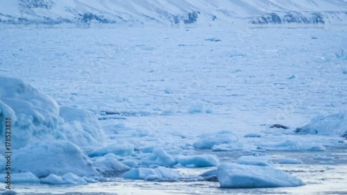 Spitsbergen, the Arctic. Around the fjord Hornsund.
