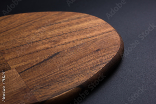 Cutting board on blackground